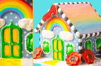 Tovenaar van Oz Gingerbread House met Royal Icing