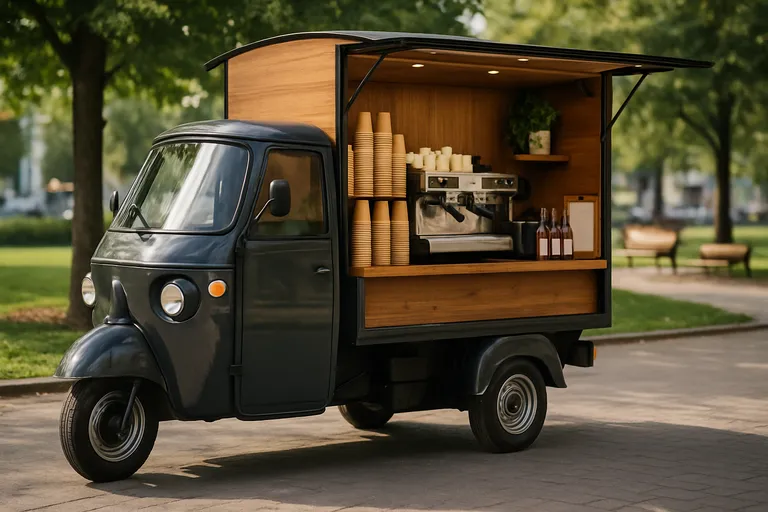 De aantrekkingskracht van een mobiele koffiebar